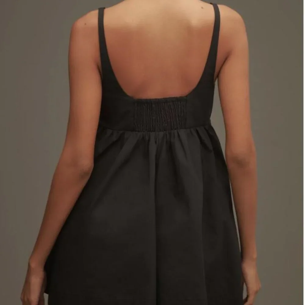 Maeve Anthropologie Layered Bustier Romper